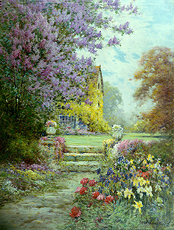 Lilacs & Roses - Alfred de Breanski, Jr.
