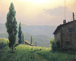 Soft Light on Tuscan Farmland - Joseph McGurl